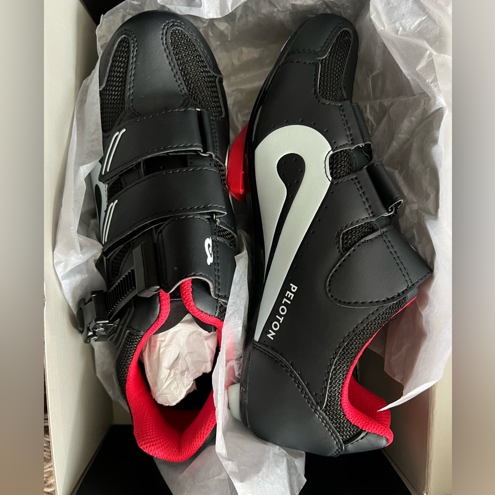 Brand New: Size 40 Peloton Cycling Shoes w/ Delta Cleats Included